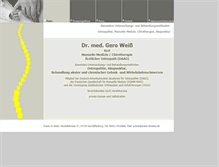 Tablet Screenshot of praxis-drweiss.de